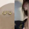 Pendientes de plata 925 con pasador para puestos callejeros y mercados nocturnos, moda coreana para mujer, artículos populares de transmisiones en vivo de influencers, pendientes de lujo ligero al por mayor