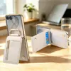 Aplicable a Funda para Samsung Z Flip 8 Flip Cover Portatarjetas Billetera con Cremallera para Monedas Soporte Hebilla de Anillo para Dedo zflip7 Funda Protectora
