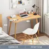 Mesa simples para quarto, mesa pequena para casa de aluguel, escrivaninha, mesa para computador de mesa de escritório, simplicidade moderna estilo nórdico