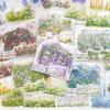 Papel Seto Paisaje PET Película de Corte Pegatina Bolsa Seto de Madera Serie Primavera 30 Cuenta de Inicio Base Pegatinas de Paisaje