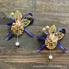 Corsage de Boda de Estilo Chino de Alta Calidad Flor de Muñeca para Boda Productos de Boda de Estilo Occidental Flor para Ceremonia de Apertura