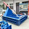 Máquina Bloquera Hidráulica Automática de Latas Prensadora de Chatarra de Acero Inoxidable Control PLC Compresor de Chasis de Coche