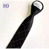 Corbata de Hombre Cremallera Novio Boda Roja 8cm Vestido Negocio Nudo Negro Libre Perezoso Fácil de Tirar Azul Corbata