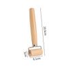 Rodillo de madera con mango de madera, rodillo de madera maciza de doble cabeza para uso doméstico, rodillo de madera de haya para hacer albóndigas, rodillo para harina, herramienta para hornear