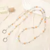 Venta Caliente Cordón para Teléfono Móvil de Cristal con Forma Especial Cadena de Teléfono Móvil con Perlas Colgante para Funda de Teléfono Móvil Cuerda para Teléfono Móvil de Textura de Lujo Ligero para Mujer
