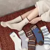 Nuevos Calcetines Cálidos de Felpa Coral para Otoño e Invierno, Calcetines Postparto, Calcetines de Piso con Perro Pequeño 3D para Mujer, Calcetines Gruesos para Dormir en Casa