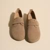 Sapatos Femininos Versáteis Estilo Birkenstock para o Início da Primavera com Solas Macias e Fechos de Velcro, Mocassins Retro Feios-Fofos, Sapatos Casuais de Cortiça