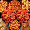 Grandes caudas de lagosta em lata, carne de lagostim picante pronta para comer, iguaria de frutos do mar, caixa inteira fresca, adequada para lanches da madrugada e como acompanhamento