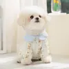 Ropa Fina de Cuatro Patas para Proteger el Vientre, Pijamas, Ropa para Gatos y Perros, Ropa para Mascotas para Perros Pequeños y Medianos, Primavera y Verano