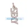M22 novo pingente de cobre puro micro-incrustado Sonho de Amor Feliz Chefe Feliz letra feliz