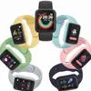 Pulseira inteligente Y68/D20S cor macaron monitoramento de frequência cardíaca sincronização de informações lembrete de chamada relógio Bluetooth