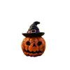 Decorações de Halloween Transfronteiriças, Adereços de Decoração de Atmosfera de Abóbora, Artesanato Fofo de Resina, Enfeites de Feriado de Abóbora