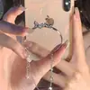 Pulsera de Cadena con Lazo de Doble Capa para Mujer Diseño de Nicho ins Dulce de Gama Alta Hada Super Hada Pulsera Sin Decoloración