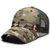 Gorra de Camuflaje Transpirable con Visera para Hombre, Sombrero de Protección Solar para Exteriores, Nueva Gorra de Béisbol Táctica para Primavera y Verano, Gorra de Malla