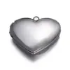 Em estoque Aço Inoxidável Polido Espelhado Caixa Redonda Fase Amor Pingente Memorial Acessórios de Joias DIY Foto