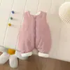 Mamelucos de Algodón de Hombro Ancho para Bebés y Niños Pequeños de Otoño e Invierno para Hombres y Mujeres, Overoles de Algodón Cálidos Casuales, Mamelucos para Recién Nacidos