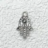 Accesorios de aleación de plata Xizang vintage exclusivos transfronterizos para manualidades Colgante de collar de palma europeo y americano Accesorios de joyería al por mayor