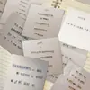 96 Piezas de Pegatinas para el Juego de Collage Oración a Poema, Ins Sencillas Creativas de Texto DIY Impermeables Pegatinas Decorativas para Diario