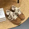 Zapatos otoñales de estilo alemán súper bonitos para mujer, nuevo estilo 2026, retro, suela gruesa, suela blanda, zapatos casuales, color block versátil, zapatillas deportivas