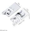 Máquina de Coser Multifuncional para el Hogar Zigzag Estrecho y Ancho Costura de Borde Enrollado Encaje Enrollado Prensatelas Original para Borde Enrollado 3 mm/4 mm/6 mm