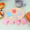 Molde para Galletas Fantasma de Halloween Herramienta para Hornear Galletas Molde Estéreo 3D Simulación de Fondant