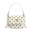 Mini Bolso Cruzado de Lunares para Niños Niñas 2026 Nuevo Bolso Sencillo de Cadena de un Solo Hombro Bolso Pequeño de Moda Bolso de Mano