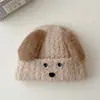 Estilo K de Bonitos Sombreros de Conejo para Niños para Otoño e Invierno Nuevos Sombreros de Punto para Niños y Niñas Sombreros de Lana para Bebé Sombreros Cálidos con Protección para las Orejas
