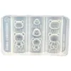Molde para Uñas Rilakkuma Herramienta DIY Decoración Transparente para Uñas Herramienta de Película de Silicona Hecha a Mano Herramienta Universal para Salón de Uñas