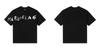 Três Etiquetas Completas, Exclusivamente para Vendas Transfronteiriças, Camiseta Masculina 100% Algodão Fio Duplo, Manga Curta, Alta Qualidade, Em Estoque