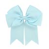 6 polegadas Rib Ribbon Fishtail Fita Dupla Laço Grampo de Cabelo Acessórios de Cabelo para Crianças Grampo de Cabelo 672
