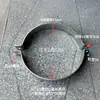 Abrazadera para Cable de Poste de Cemento Cable de Retención Abrazadera para Tubería de Alta Resistencia Abrazadera para Tubería de Hierro Plano Doble Mitad Redonda Abrazadera para Tarjeta Publicitaria Abrazadera Doble Mitad Redonda