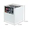 Caja de Almacenamiento Ángulo Recto Gran Capacidad Almacenamiento de Libros Archivos Oficina Hogar Suministros Estante Caja de Almacenamiento de Escritorio