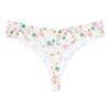 Ropa Interior Tanga Sin Costuras Antibacteriana de Talla Grande Estampada, Calzoncillos Transpirables de Seda Helada, Suaves para la Piel, Sensación de Desnudez, Fitness, Ropa Interior Europea y Americana para Mujer