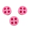 Molde de Silicona de Bola de Peluche Yangmei DIY Brocheta Yangmei Jabón Hecho a Mano Fondant Chocolate Resistente a Altas Temperaturas Molde de Fácil Desmoldeo
