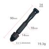 Portabrocas Eléctrico Wm Ajustable de Tres Mordazas de Cambio Rápido Mango Hexagonal Portabrocas para Broca Helicoidal 0.3Mm-8Mm