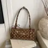Primavera 2026 Nuevo Bolso de Hombro de Moda con Lunares para Mujer Bolso de Hombro de Nicho Moda Coreana Bolso Boston para Viajes