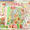 135.0 Adesivos de Paisagem Artística, Adesivos de Cena 3D em Miniatura, Adesivos de Cena Grande em Miniatura, Adesivos para Diário