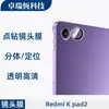 Adecuado para tableta Redmi Kpad2, película protectora para lente de ojo de águila de metal perforada, película de vidrio templado para pantalla de alta definición, red metálica a prueba de polvo
