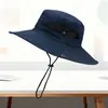 Chapéu Masculino de Verão Proteção Solar Uv Boné com Viseira Montanhismo ao Ar Livre Pesca Chapéu de Pescador de Sol Atacado Fábrica