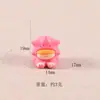 Mini Estrella de la Suerte Resina Lindo Pequeño Lindo Dibujo Animado Creativo Juguete Pequeño Adorno DIY Accesorios para Transmisión en Vivo