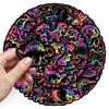 50 Pegatinas de Dinosaurios Neón Dibujos Animados Neón Coloridas Modernas Graffiti Transfronterizas Casco Guitarra Cuaderno Pegatinas