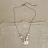 Collar de Cadena para Clavícula de Cuerda de Cera con Estrella de Mar, Concha y Perla Estilo Resort Costero Verano Fresco y Dulce Collar de Gama Alta para Mujer