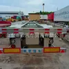 Remolque Plataforma Portacontenedores Estándar de 666 cm Vehículo de Transporte de Contenedores tipo Esqueleto Contenedor de Carga de 1332 cm