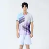 Nuevos Uniformes de Bádminton Conjuntos para Hombre y Mujer Manga Corta Ropa Deportiva Uniformes de Entrenamiento Competición Equipo Verano Secado Rápido Tenis de Mesa Bádminton Uniformes Personalizados