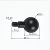 Equipo fotográfico 20 tornillo adaptador de rótula tornillo pulgada 1/4 tornillo mano mágica universal rótula soporte tornillo