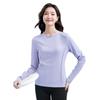 Blusas Frescas de Manga Longa para Mulheres, Proteção Solar, Camisetas de Manga Longa para Esportes ao Ar Livre, Roupas Fitness Respiráveis para Treino e Corrida, Camisas de Segunda Pele Femininas