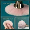 Pincel de Maquiagem Pequeno em Formato de Cintura, Pincel para Blush, Pincel Único para Pó Solto, Pincel para Pó com Cerdas Macias e Fofas, Ferramentas de Beleza, Nail Art, Remoção de Poeira