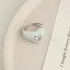 Anillo de corazón de esmalte de goteo con circonita para mujer, nuevo estilo 2026, diseño de nicho, sensación de lujo ligero, anillo para el dedo índice