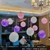 Decoração de balões para evento de loja em novo shopping em 2026, celebração de aniversário de inauguração, bolas suspensas no teto, configuração para transmissão ao vivo