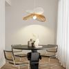 Lámpara de Restaurante de Ratán, Lámpara Colgante de Sombrero de Paja Zen, Estilo Japonés Madera Natural Wabi-Sabi Iluminación para Sala de Té Estudio Homestay Barra de Bar, Arte de Ratán